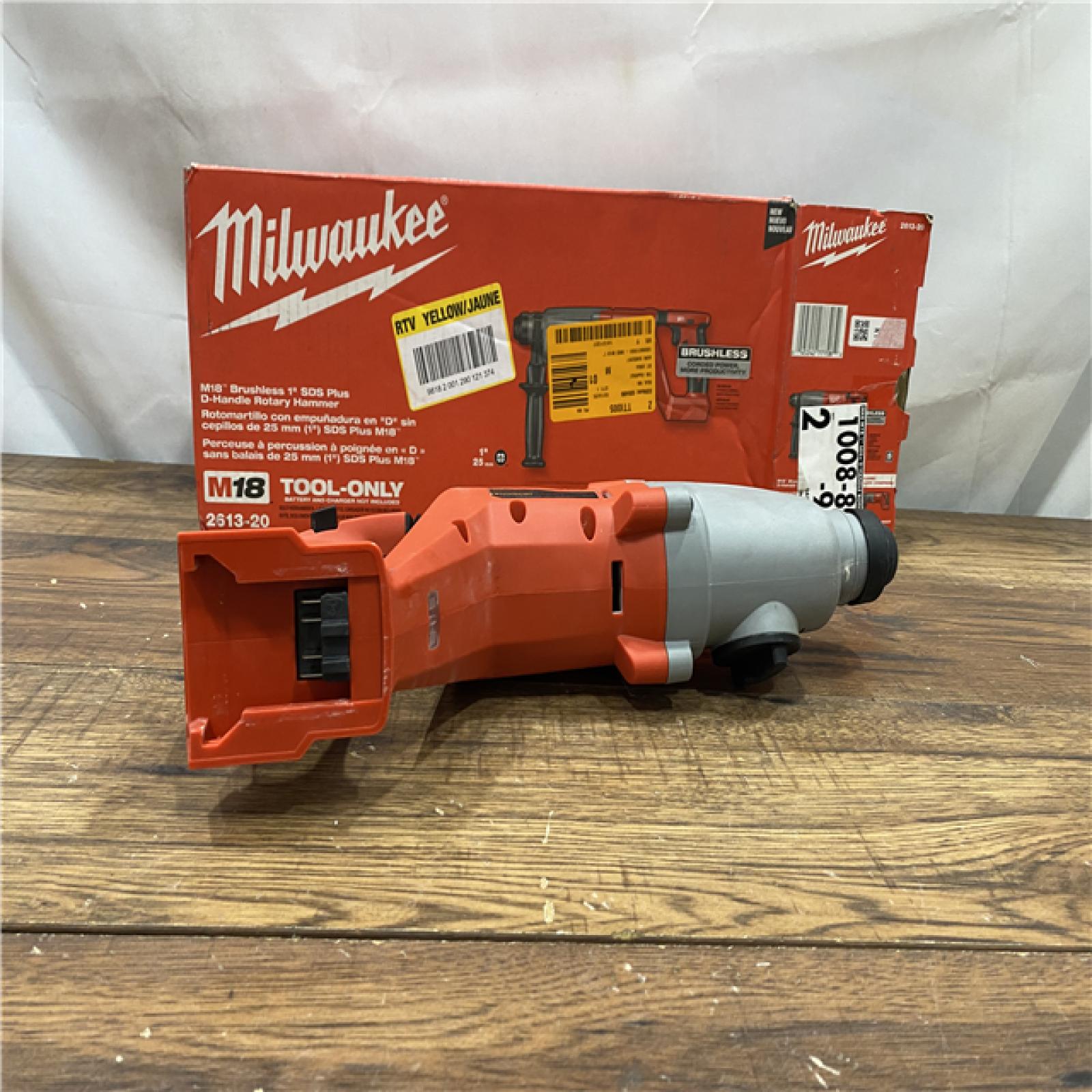 AS IS M18 18V Lithium-Ion Brushless Cordless 1 in. SDS-Plus D-Handle Rotary Hammer (Tool-Only)