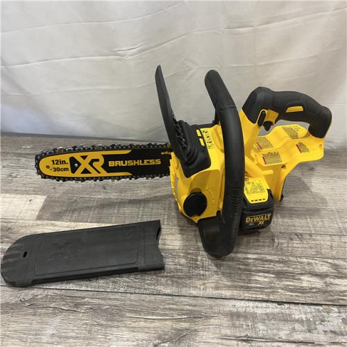 AS-IS DEWALT 20V MAX 12in. Brushless Cordless Battery Powered Chainsaw (Tool Only)