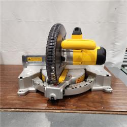 AS-IS DEWALT 15 Amp Corded 10 in. Compound Single Bevel Miter Saw