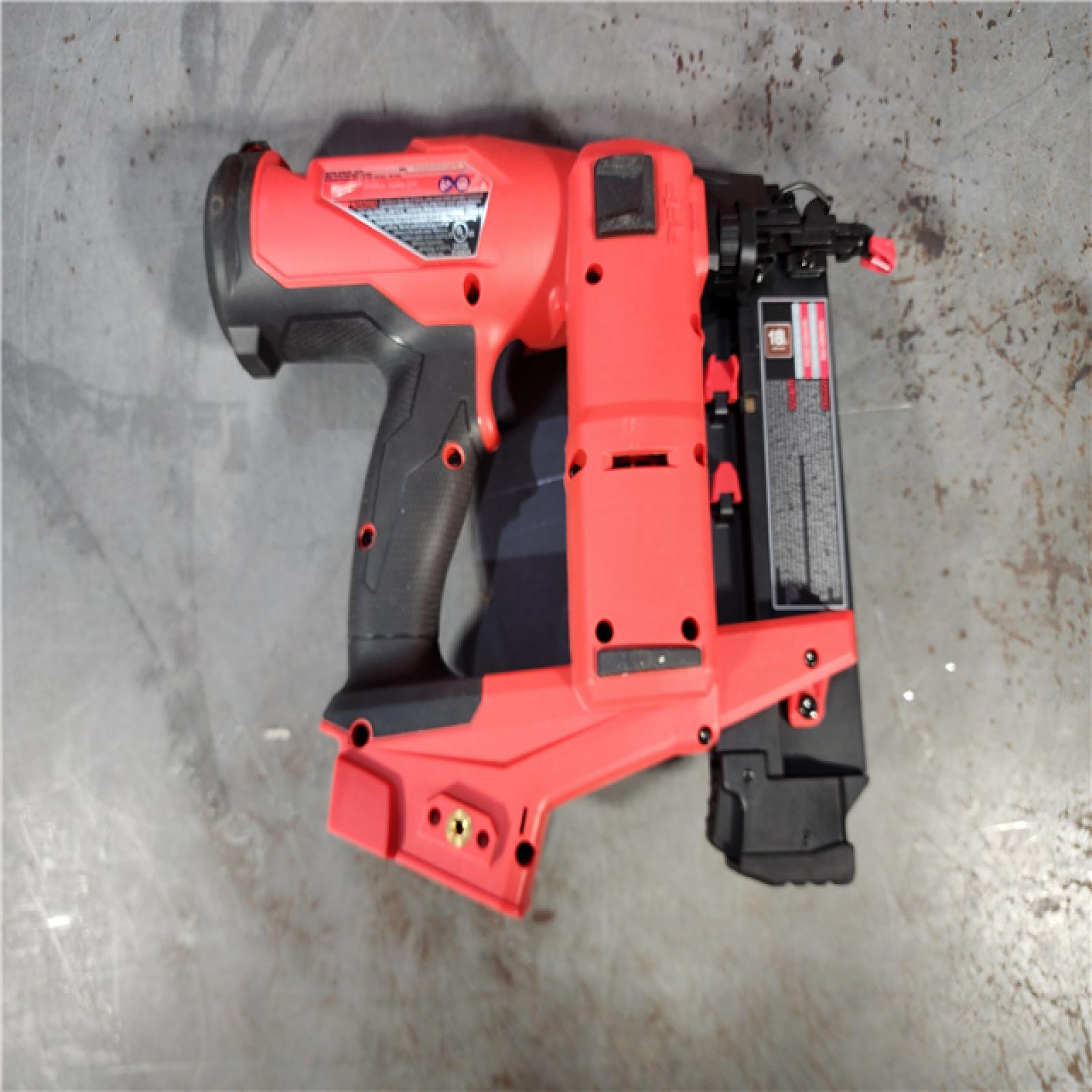 HOUSTON LOCATION - AS-IS (APPEARS LIKE NEW) Milwaukee M18 Fuel 18V Brushless 18-Gauge Brad Nailer 2746-20 (Bare Tool)