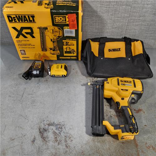 HOUSTON LOCATION - AS-IS DEWALT 20V MAX XR 18 Gauge Brad Nailer Kit