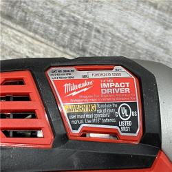 AS-IS Milwaukee M18 18-Volt Lithium-Ion Cordless Combo Tool Kit (5-Tool) with (1) 3.0Ah and (1) 1.5Ah Battery, (1) Charger, (1) Tool Bag