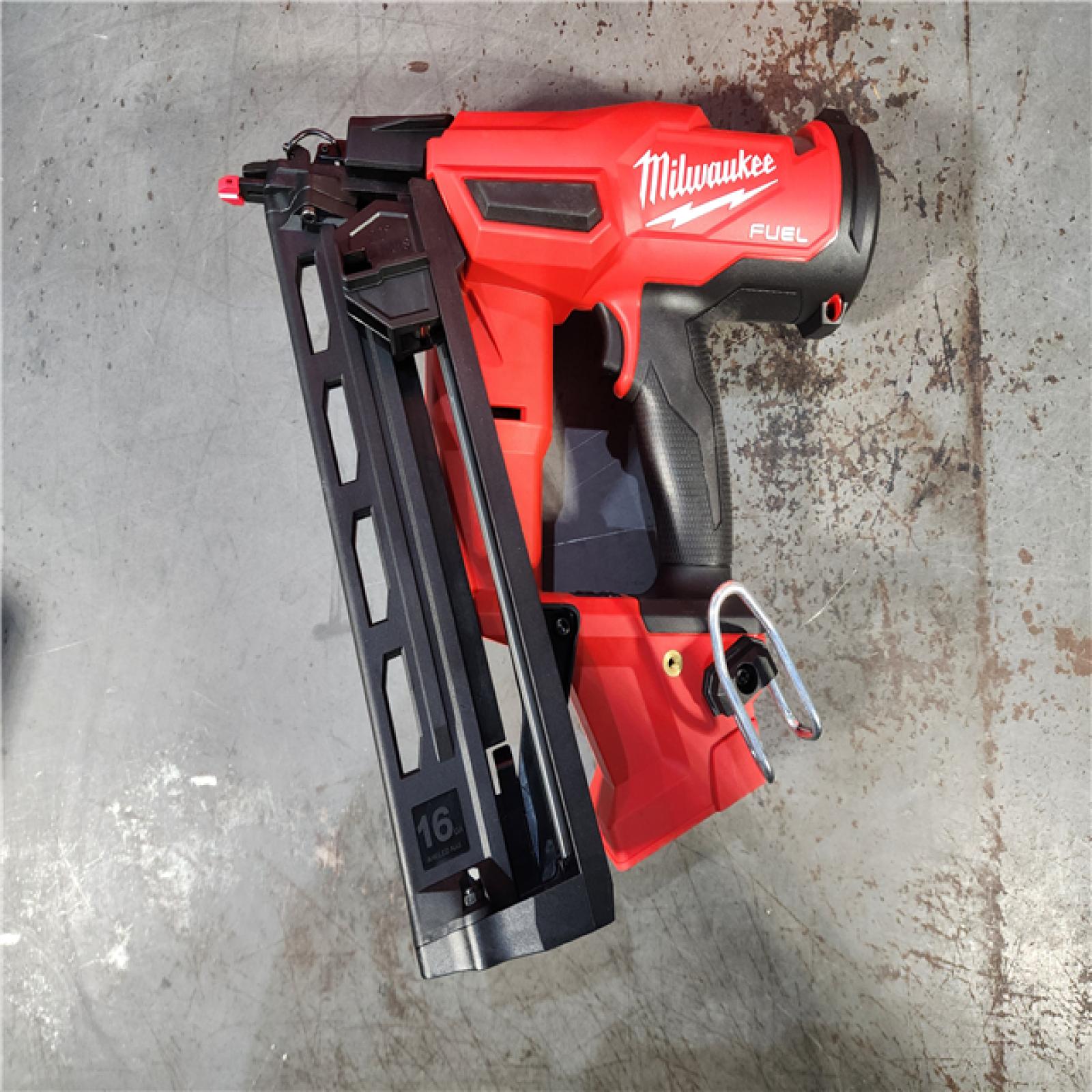 HOUSTON LOCATION - AS-IS (APPEARS LIKE NEW) Milwaukee 2841-20 18V Cordless Gen II 16 Gauge Angled Finish Nailer (Tool Only)