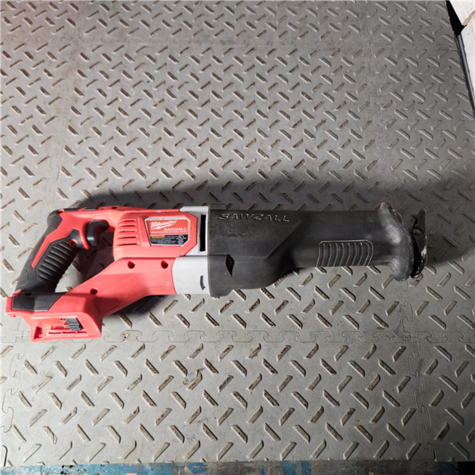 Houston location AS-IS MILWAUKEE M18 18V Lithium-Ion Cordless SAWZALL Reciprocating Saw (Tool-Only)