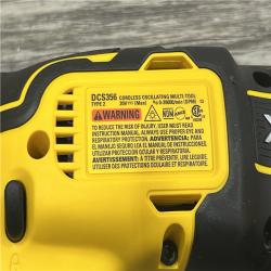 AS-IS DEWALT 20-Volt MAX XR Cordless 3-speed Brushless Oscillating Multi Tool DCS356B