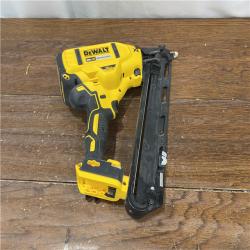 AS-IS DEWALT 20V MAX XR 15 Ga. Cordless 34 Deg Nailer 20 V