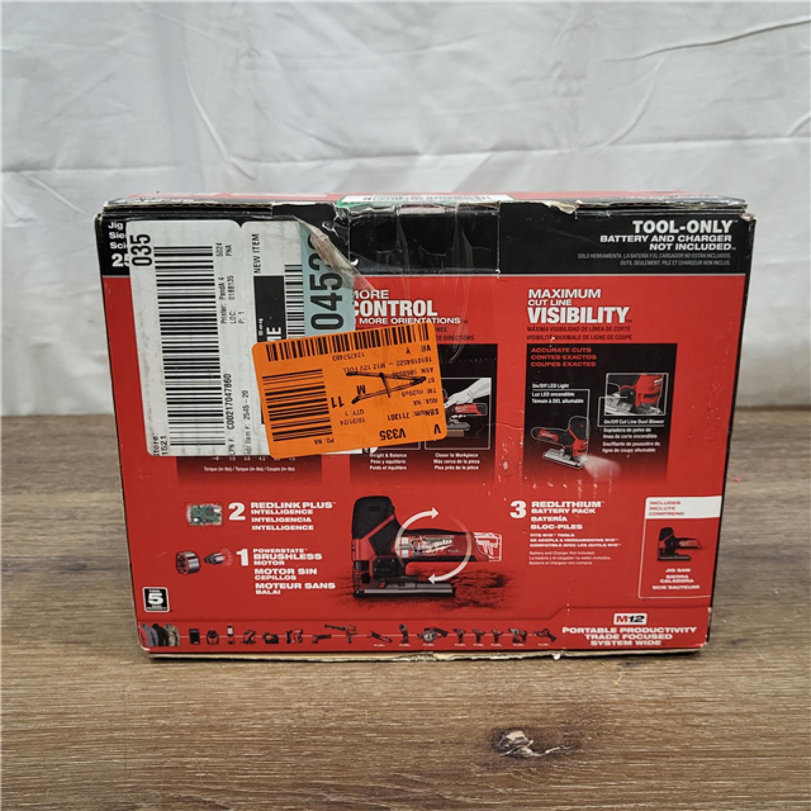 AS-IS Milwaukee 2545-20 12V Lithium-Ion Cordless Jig Saw (Tool-Only)