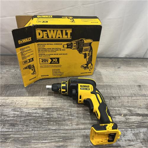 AS-IS DEWALT DCF620B 20V MAX XR Lithium-Ion Brushless Cordless Drywall Screwgun 4,400 RPM (Tool Only)