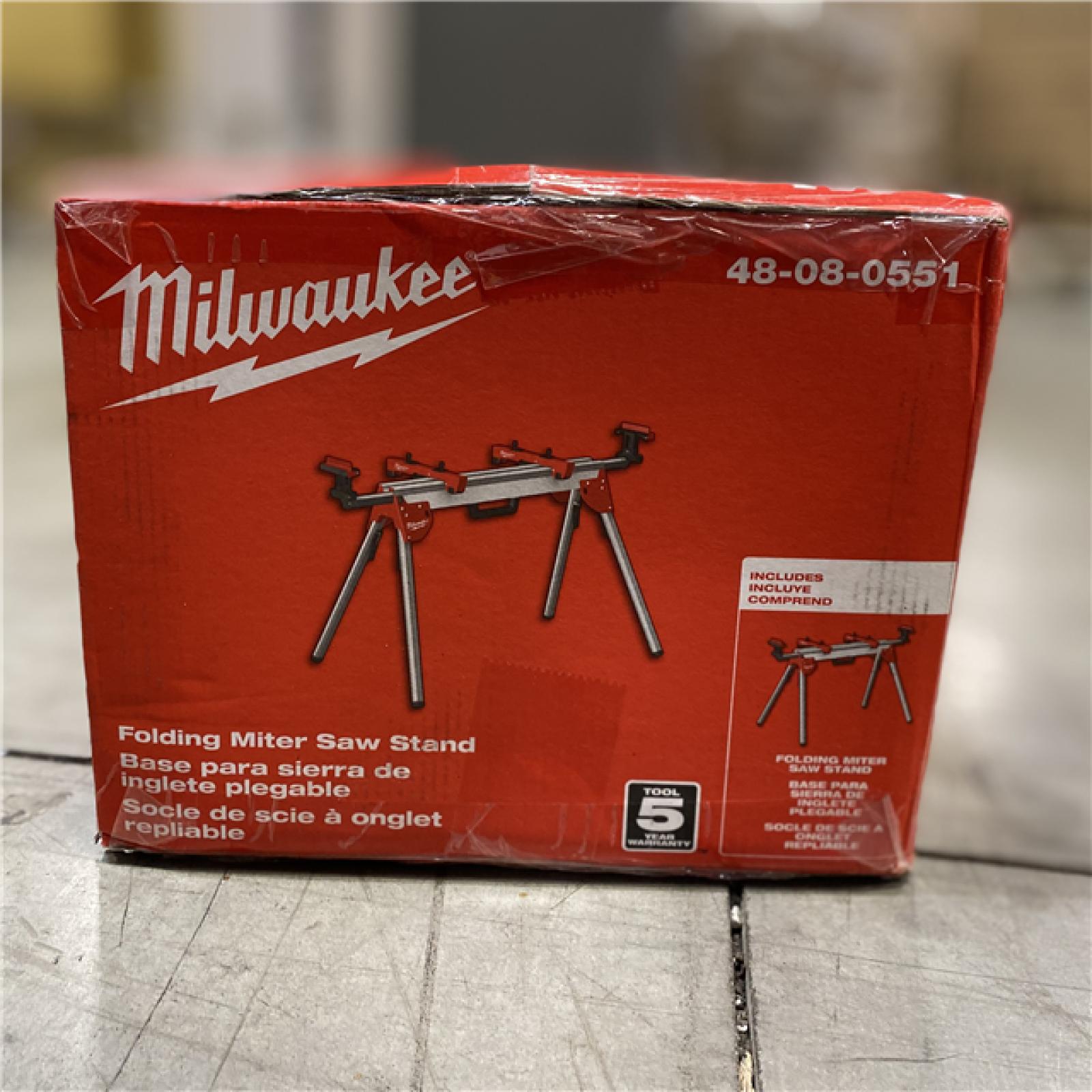 DALLAS LOCATION -Milwaukee Folding Miter Saw Stand