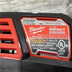 AS-IS Milwaukee M18 18V Cordless Brushed 2 Tool Drill/Driver and Impact Driver Kit