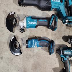 HOUSTON LOCATION - AS-IS (APPEARS LIKE NEW) MAKITA 6 PIECE COMBO KIT