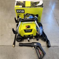 AS-IS RYOBI 1900 PSI 1.2 GPM Cold Water Wheeled Corded Electric Pressure Washer