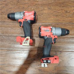 NEW Milwaukee  M18 FUEL 18V Lithium-Ion Brushless Cordless 1/2 in. Hammer Drill/Driver (Tool-Only) (2 UNIT)