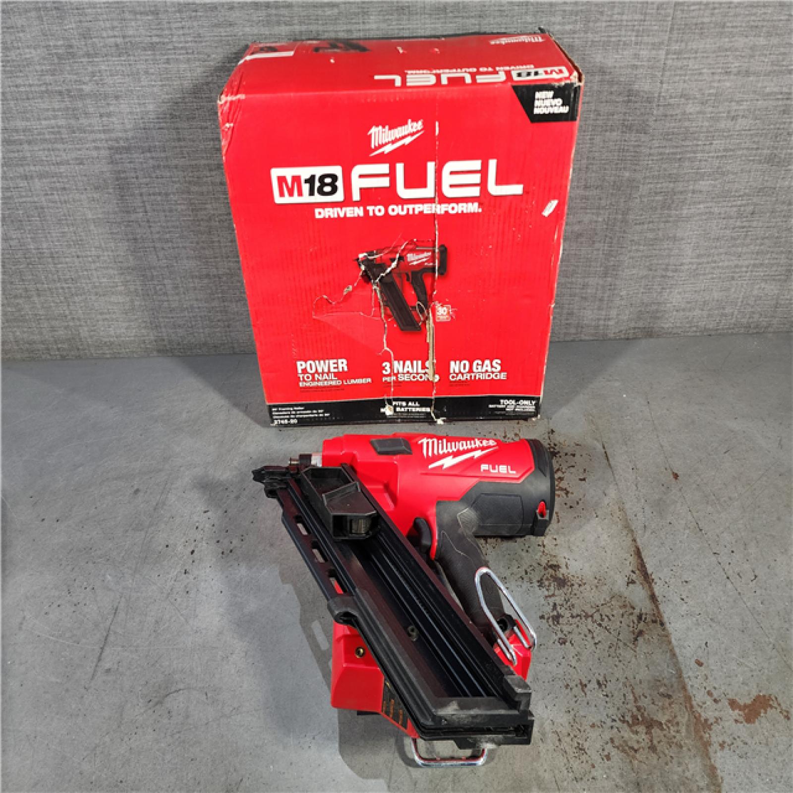 HOUSTON LOCATION - AS-IS M18 FUEL 3-1/2 in. 18-Volt 30-Degree Lithium-Ion Brushless Cordless Framing Nailer (Tool-Only)