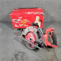 HOUSTON LOCATION - AS-IS Milwaukee 2830-20 Rear Handle Circular Saw M18 FUEL 7-1/4  Cordless Brushless Tool Only