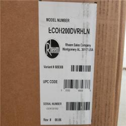 Phoenix Location NEW Rheem Performance Platinum 11 GPM Natural Gas High Efficiency Indoor Recirculating Tankless Water Heater ECOH200DVRHLN