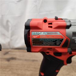 AS-IS Milwaukee M18 FUEL 18V Lithium-Ion Brushless Cordless Hammer Drill and Impact Driver Combo Kit (2-Tool) with 2 Batteries