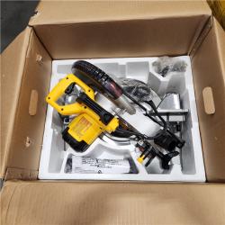 AS-IS  DEWALT 15 Amp Corded 10 in. Compound Single Bevel Miter Saw