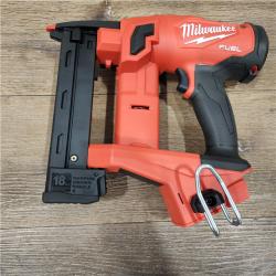 AS-IS M18 FUEL 18-Volt Lithium-Ion Brushless Cordless 18-Gauge 1/4 in. Narrow Crown Stapler (Tool-Only)