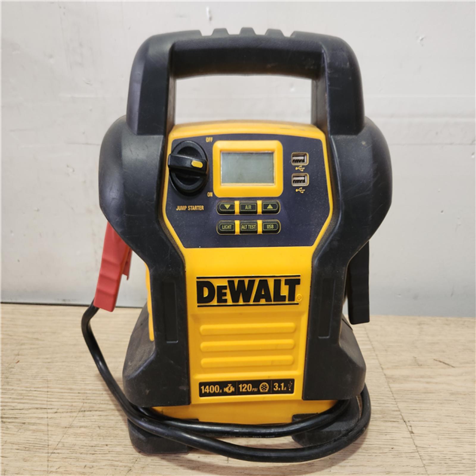 Phoenix Location DEWALT 1600 Peak Amp Jump Starter with Digital Compressor and USB Power Bank