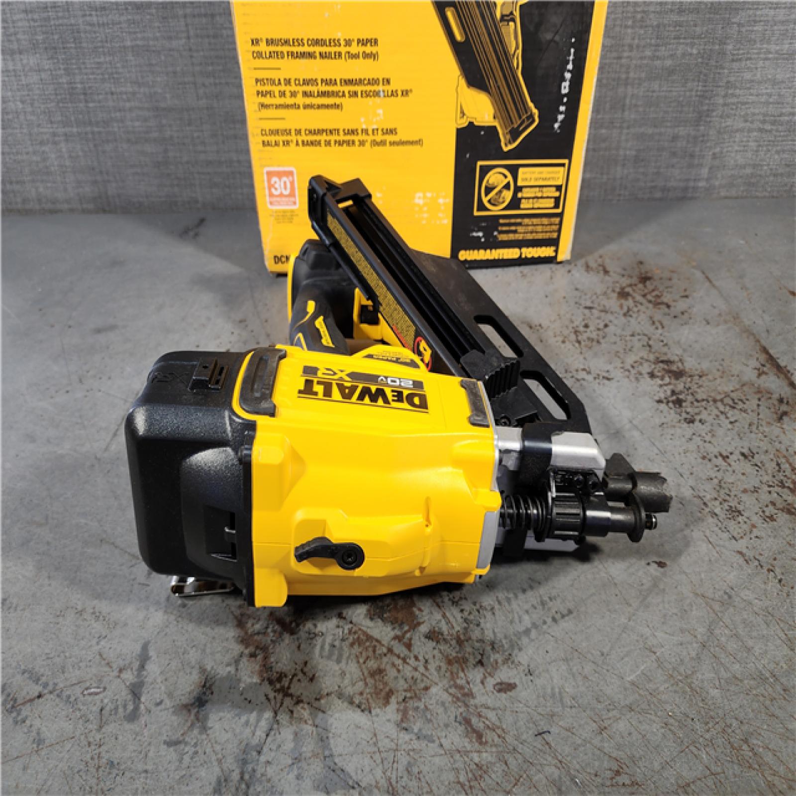 HOUSTON LOCATION - AS-IS DEWALT 20-Volt 30Â° Cordless Framing Nailer (Tool-Only)