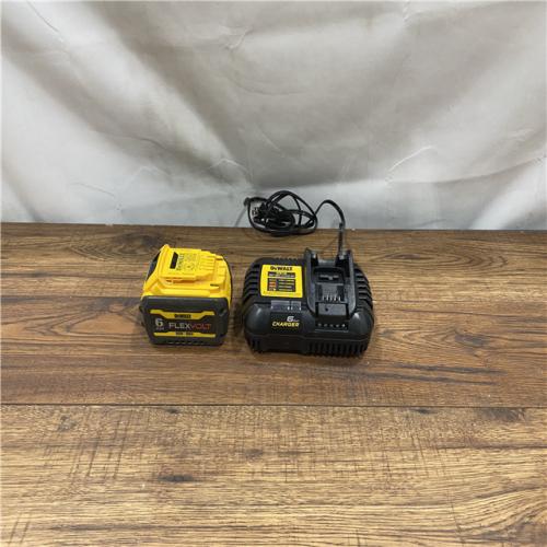 AS IS DEWALT FLEXVOLT 20V/60V MAX Lithium-Ion 6.0Ah Battery Pack with 6 Amp Output Charger