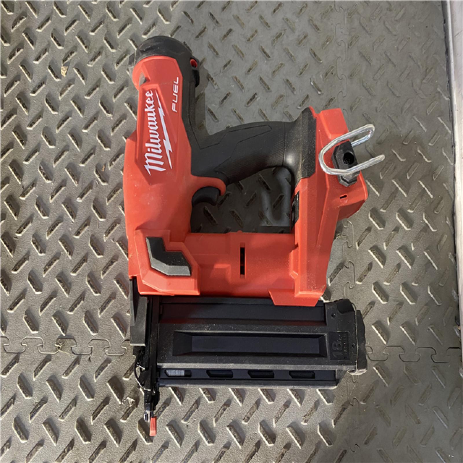 Houston location AS-IS Milwaukee M18 Fuel 18V Brushless 18-Gauge Brad Nailer 2746-20 (Bare Tool)