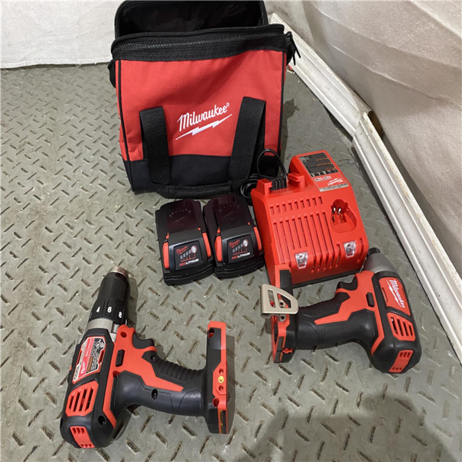 Houston location AS-IS Milwaukee Electric Tools 2691-22 MILWAUKEE M18 COMBO KITS LIKE NEW