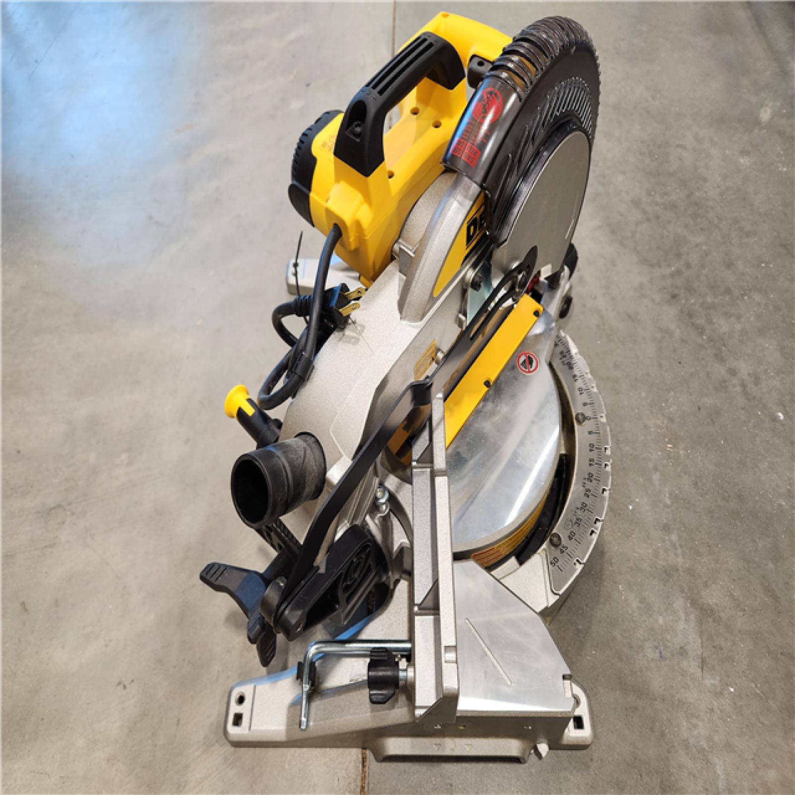 AS-IS DeWalt 15 Amps Corded 10 in. Single Bevel Compound Miter Saw