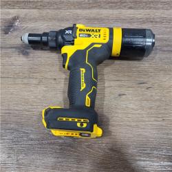 AS-IS DEWALT 20V MAX XR Cordless Rivet Tool  3/16   Bare Tool Only DCF403B