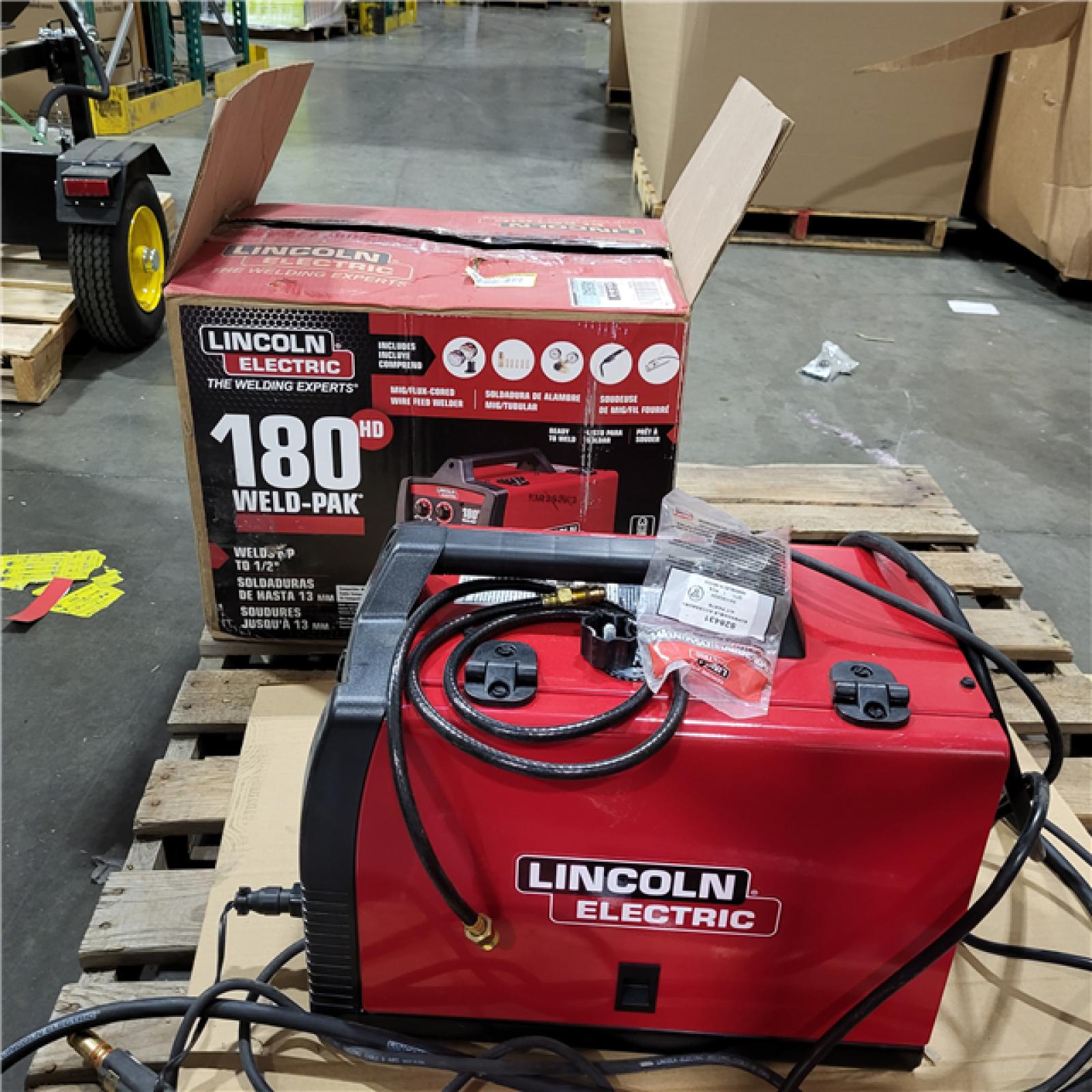 Dallas Location - As-Is Lincoln Electric Weld Pak 140 HD Wire-Feed Welder (Lot Of 2)