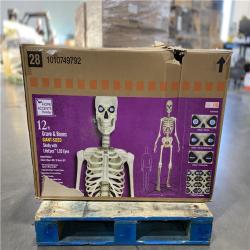 DALLAS LOCATION - Home Accents Holiday 12 ft. Giant-Sized Skelly