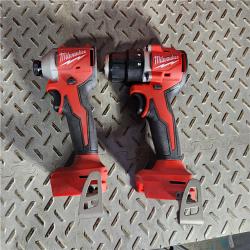 HOUSTON LOCATION - AS-IS M18 18V Lithium-Ion Brushless Cordless Compact Drill/Impact Combo Kit (2-Tool) W/(2) 2.0 Ah Batteries, Charger & Bag