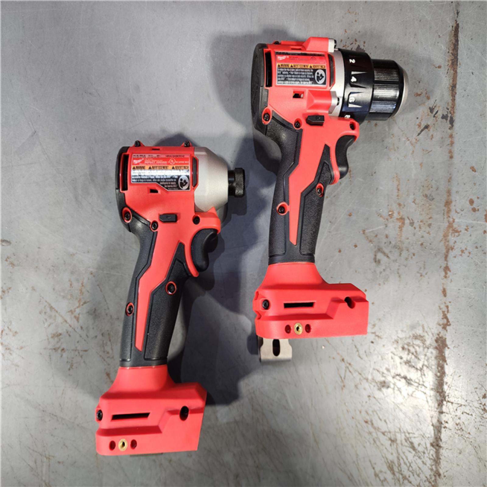 HOUSTON LOCATION - AS-IS M18 18V Lithium-Ion Brushless Cordless Compact Drill/Impact Combo Kit (2-Tool) W/(2) 2.0 Ah Batteries, Charger & Bag