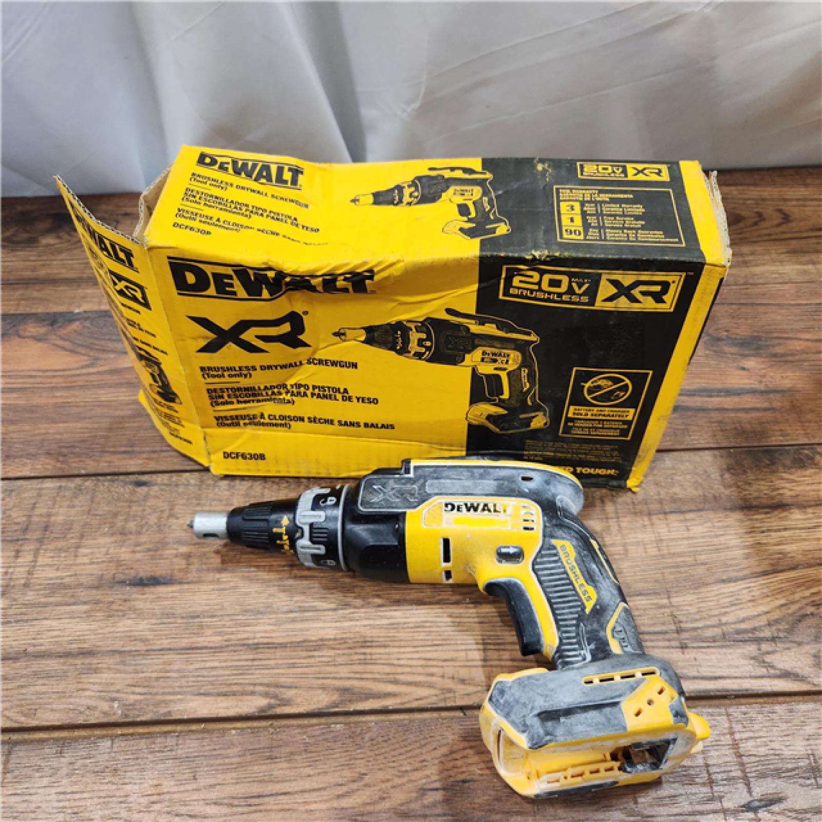 AS-IS DeWalt DCF630B 20V Cordless Brushless Screw Gun (Tool Only)