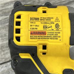 AS-IS Dewalt DCK225D2 20V MAX ATOMIC Brushless Compact Lithium-Ion 1/2 in. Cordless Drill Driver and 1/4 in. Impact Driver Combo Kit with 2 Batteries 2 Ah