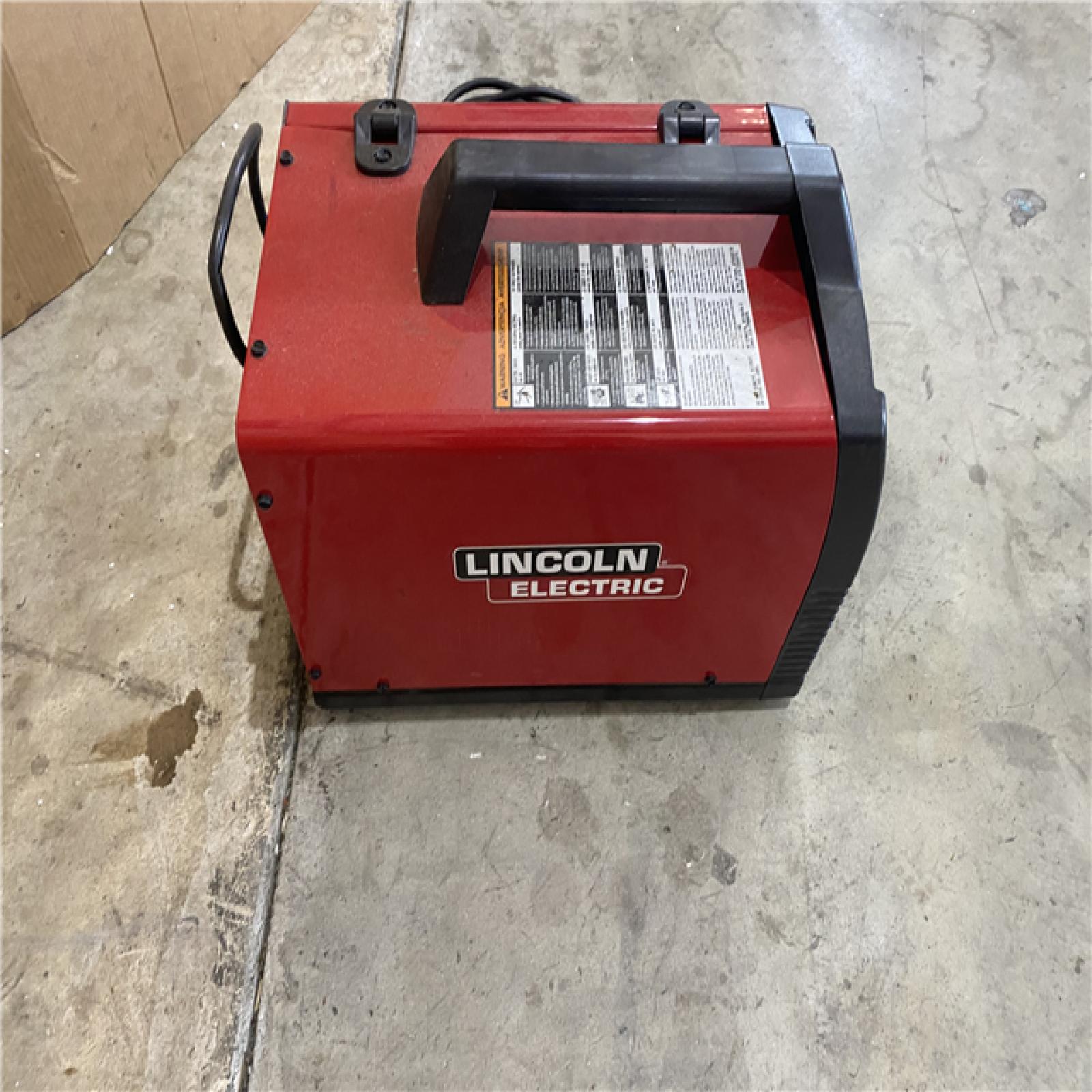 Houston location AS-IS LINCOLN Weld-Pak 180 Amp MIG Flux-Core Wire Feed Welder, 230V, Aluminum Welder with Spool Gun Sold Separately