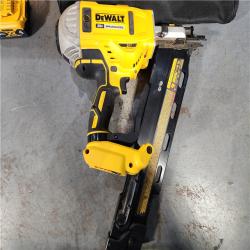 HOUSTON LOCATION - AS-IS DeWalt 20V MAX Collated Cordless Framing Nailer Tool Kit with Rafter Hook