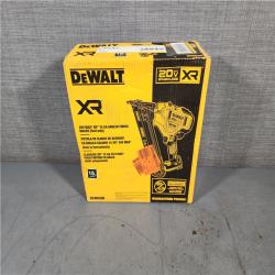 HOUSTON LOCATION - AS-IS DEWALT Cordless 20V MAX XR Angled Finish Nailer (Tool Only)