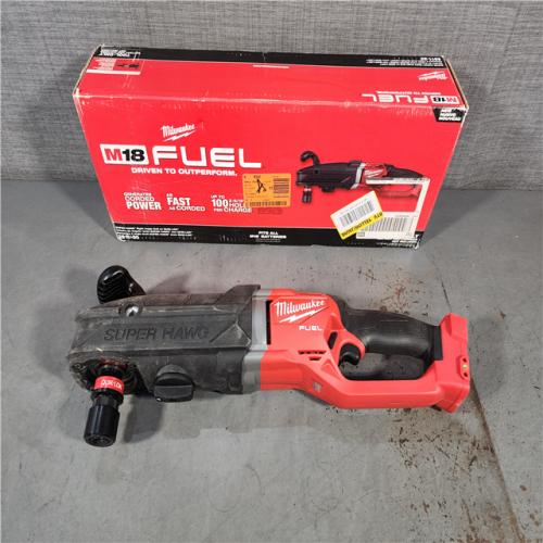 HOUSTON LOCATION - AS-IS Milwaukee M18 FUEL Brushless Cordless SUPER HAWG 7/16 in. Right Angle Drill (Tool-Only)