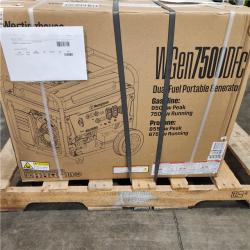 DALLAS LOCATION - AS-IS Westinghouse 9,500/7,500-Watt Dual Fuel Gas and Propane Powered Portable Generator with Remote Electric Start, 30A 120/240V Outlet