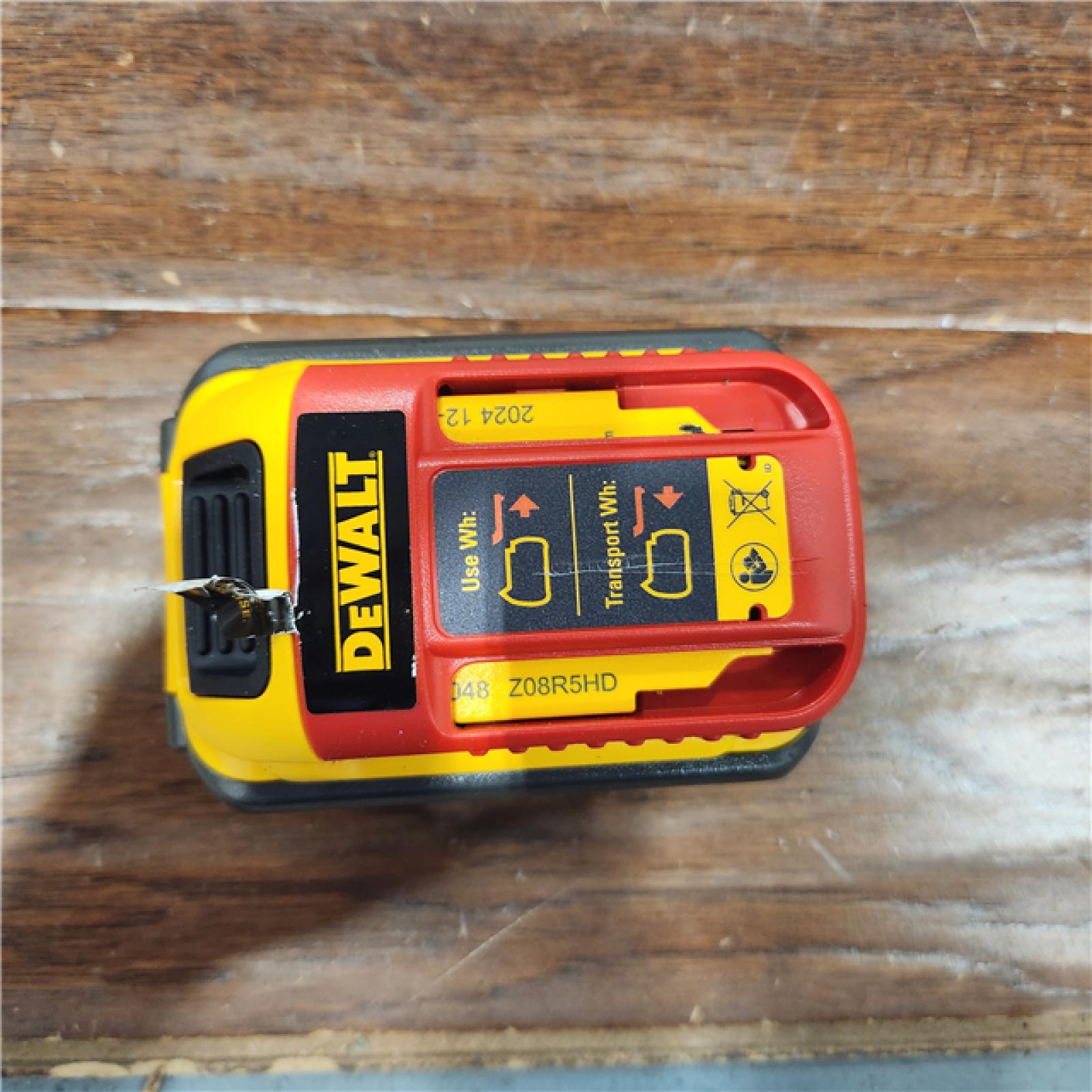 AS-IS Dewalt FLEXVOLT 20-Volt/60-Volt MAX Lithium-Ion 6.0Ah Battery Pack