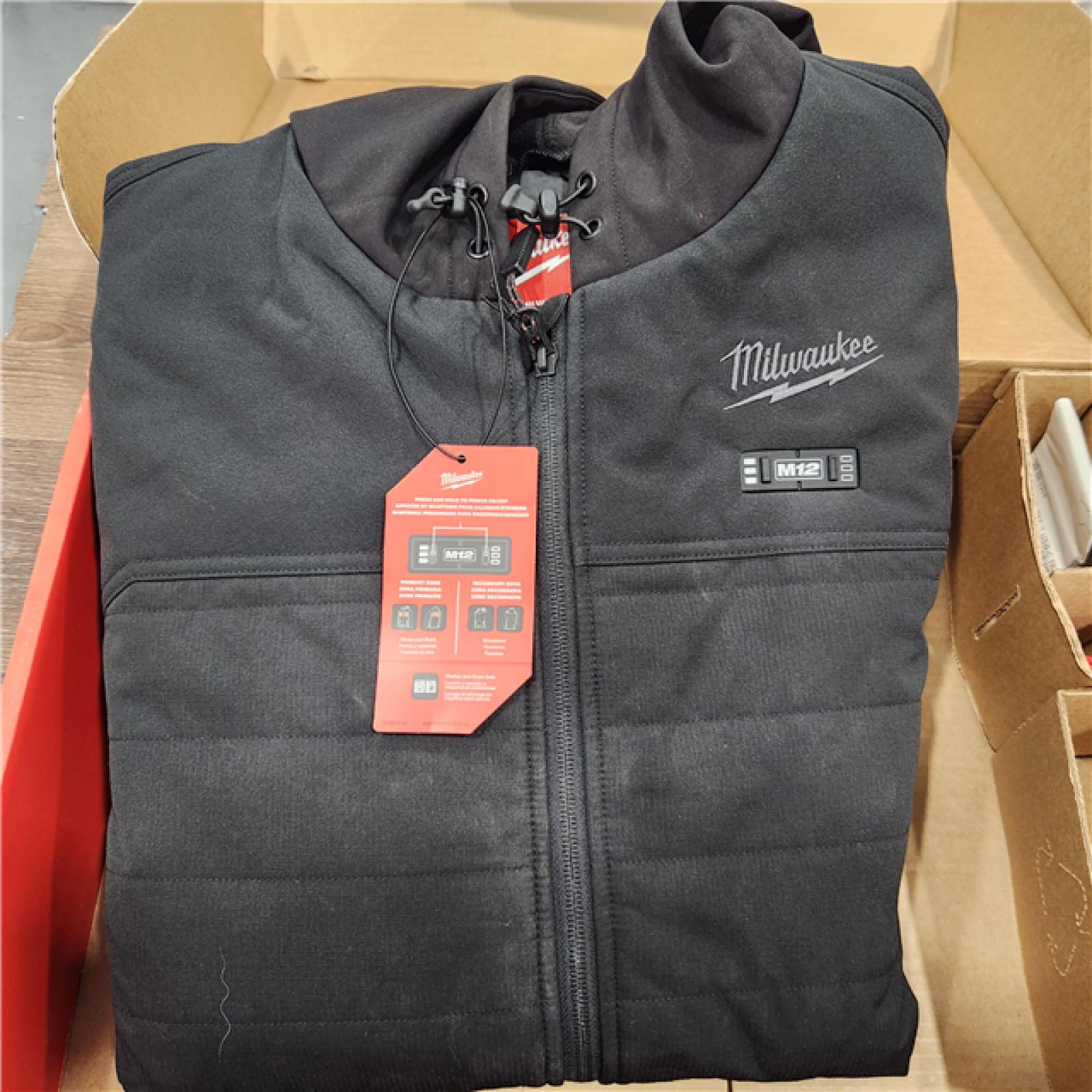 AS-IS MILWAUKEE M12 CORDLESS HEATED JACKET (JACKET ONLY)