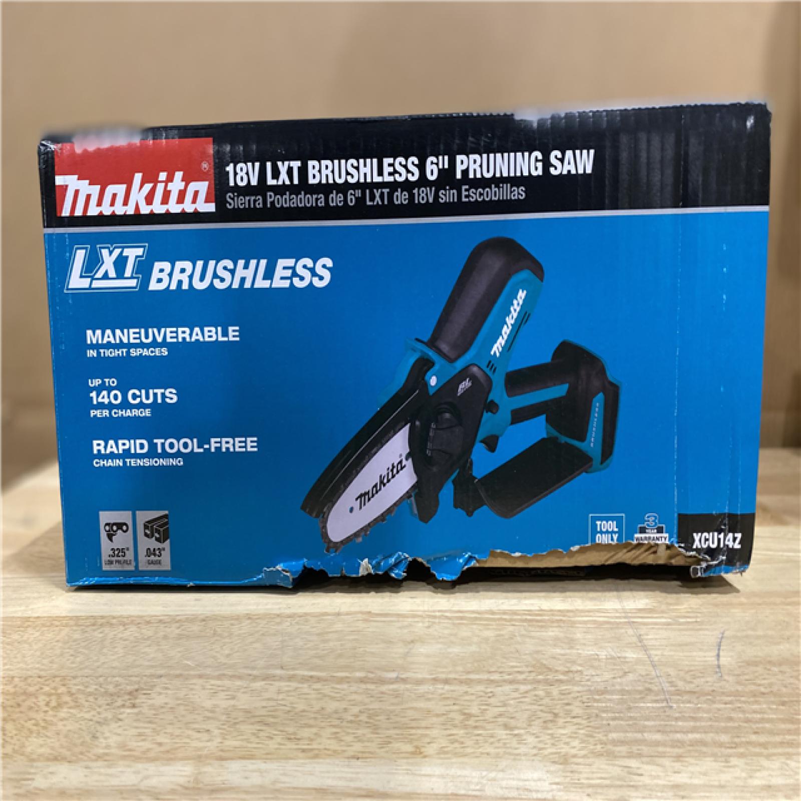 NEW! - Makita 18V LXT Lithium-Ion Brushless Cordless 6 in. Chain Saw (Tool Only)