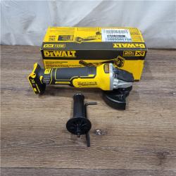 AS-IS DeWalt DCG405B 20V Max XR 4.5-Inch Slide Switch Small Angle Grinder (Tool Only)