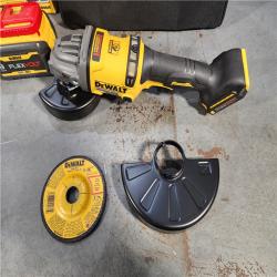 HOUSTON LOCATION - AS-IS DeWalt Flexvolt 60V Max Cordless Grinder  4.5 in; 6 in  Kit  1 KT (115-DCG418X2)