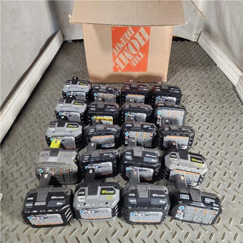 HOUSTON LOCATION - AS-IS RYOBI BATTERY PACK QTY - 20