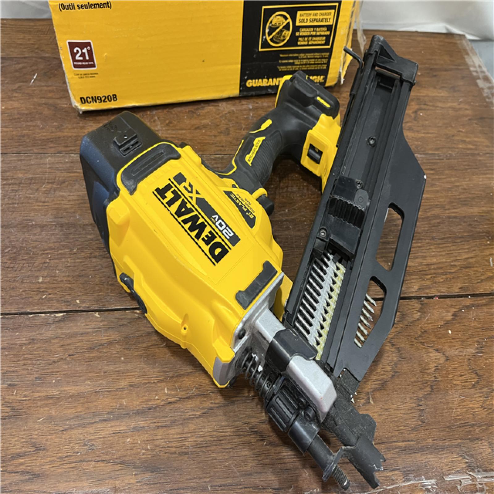 AS-ISDEWALT 20-Volt 21Â° Cordless Framing Nailer (Tool-Only)