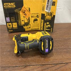 AS-ISDeWalt DCN623D1 20-Volt MAX Atomic Compact Cordless Pin Nailer Kit  Brushless Motor  23 Gauge  Battery - Quantity 1