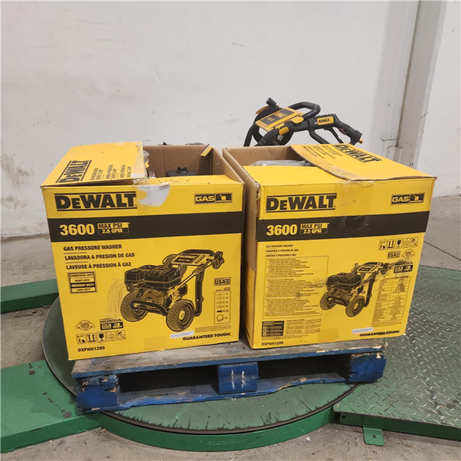 Dallas Location - As-Is DeWalt 3600 DXPW61299 PSI 2.5GPM Gas Pressure Washer.(Lot Of 3)